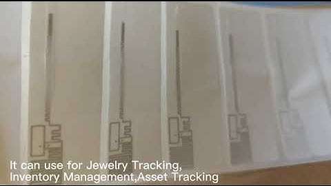 UHF RFID Hang on Retail Jewelry Inventory Tag