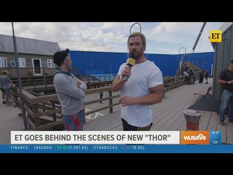 Behind-the-scenes of the new Thor movie