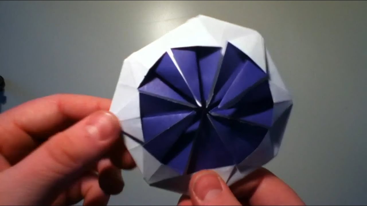 Origami Blume Faltanleitung YouTube Origami Blume Faltanleitung YouTube