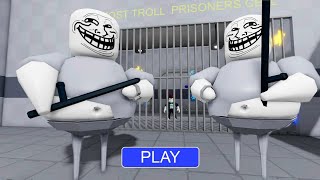 TROLL FACE BARRY'S PRISON RUN Obby New Update Roblox All Bosses Battle Walkthrough FULL GAME #roblox