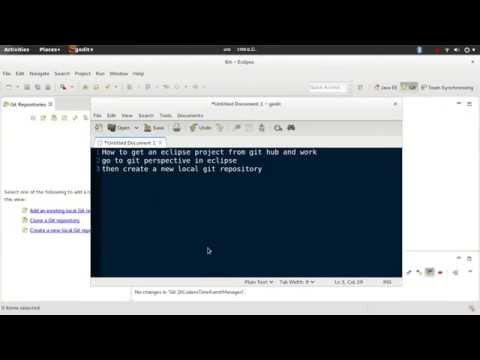 How to setup existing github project on eclipse-Part1