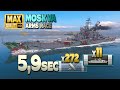 Cruiser Moskva: Down to 5,9sec reload in Arms Race - World of Warships