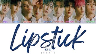 NCT 127 'Lipstick' Lyrics (Color Coded Lyrics Kan/Rom/Eng) Resimi