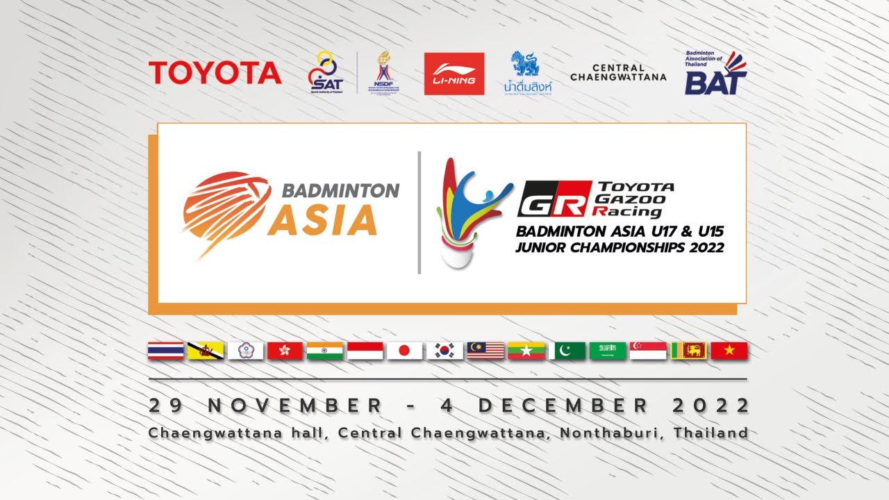 Kim/Kwon (KOR) vs Nanayakkara/Gamage (SRI) Badminton Asia U17 and U15 Junior Championships 2022