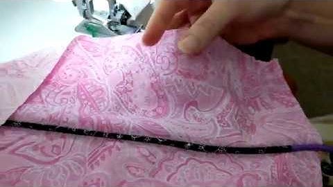 Quick How-Tos:  How to Create Piping on a Serger