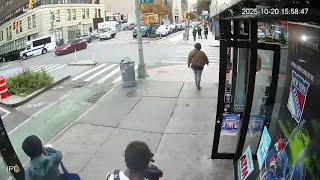 Surveillance  Captures Chainreaction Crash Injuring 10 People In Midtown