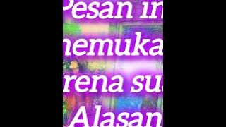 🌬️PESAN ini Menemukan KAMU..Karena SUATU alasan🌀🧑‍💻