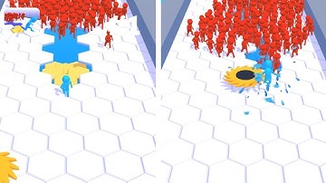 Fall Crowd - New Release - Hyper Hybrid Casual - Gameplay Walkthrough (iOS & Android)