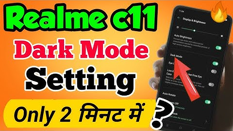 Realme c11 Dark Mode Setting kaise kare in Hindi | How to enable Dark Mode in realme c11 | Dark Mode