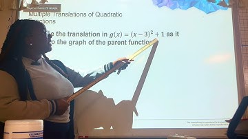 Algebra 1 Transformations of Quadratic Functions M10 L2