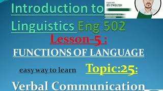 Eng 502// topic 25 // lecture/lesson 5 //(short lecture in Urdu)// by Muhammad Saqlain khan