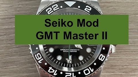 2024 #Seiko #Mod #GMT #Master II w/ functioning GMT NH34 Movement!!!!