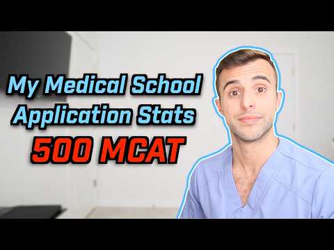 HOW I GOT INTO MED SCHOOL WITH A 500 MCAT