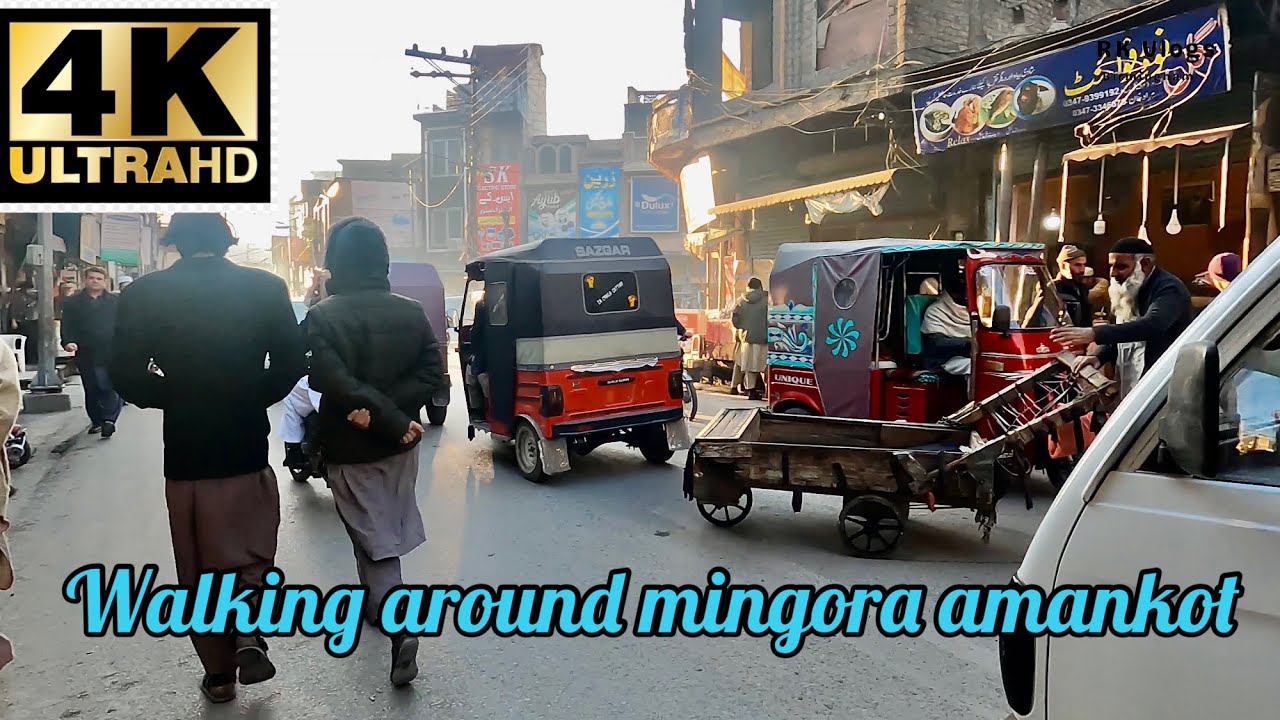 Walking around mingora amankot kpk pk Pakistan
