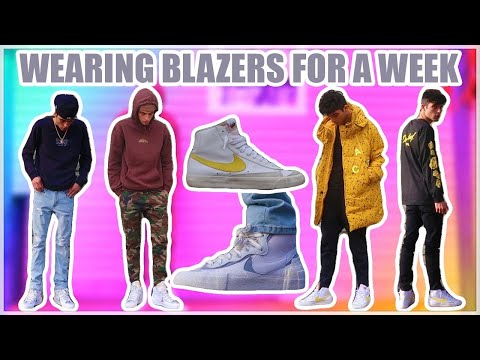 outfits with nike blazers