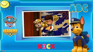 PAW Patrol Academy | Learn ABC's With Chase | Spell the Word KICK 🥋 | Uppercase Letters screenshot 3