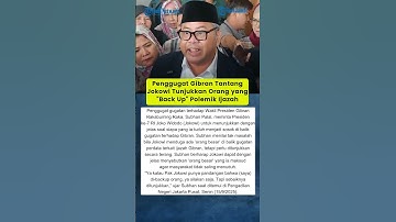 Penggugat Gibran Tantang Jokowi Tunjukkan Orang yang "Back Up" Polemik Ijazah