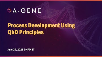 A-Gene: Process Development Using Quality by Design (QbD) Principles