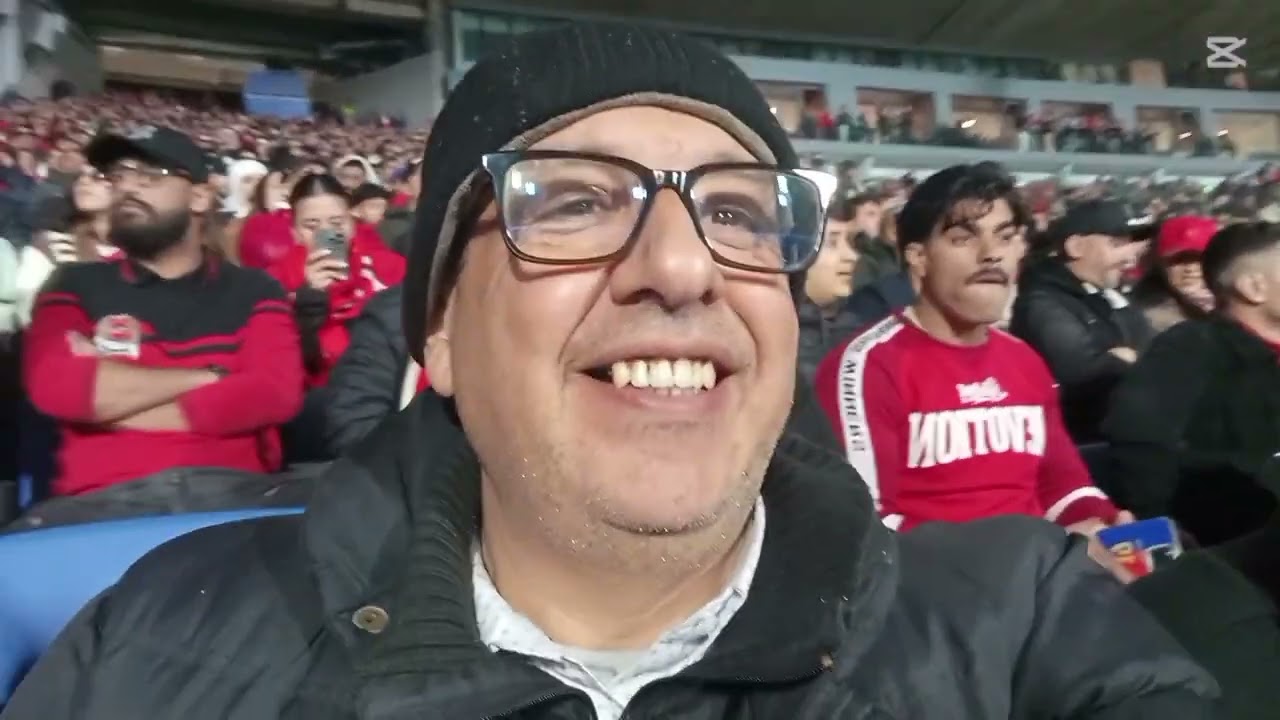 اجواء رائع في مباراة الوداد البيضاوي بالمركب محمد الخامس مع عائلتي