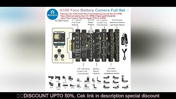 AY A108 True Tone Face ID Battery Flex Cable  Programmer for IPhone 8-16 Pro Max  Dot Matrix Project