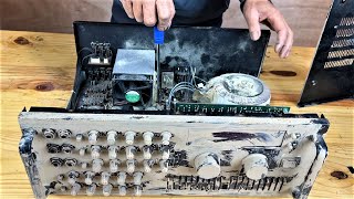 Restoration California Audio Amplifier Neglected For Many Years // Sound Restoration Amazing