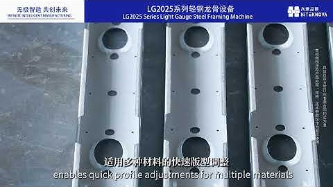 Hiteknova LG2025 LGS Framing Machine | High-Speed 48m/min Light Gauge Steel Machine