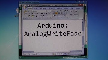 2. arduino analogWrite Fade