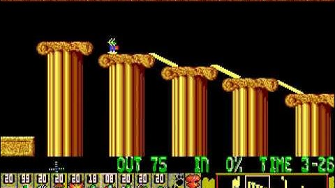 Lemmings - Lv7 Tricky: Been there, seen it, done it