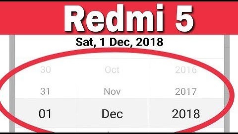 Redmi 5 || How To Change Time And Date Settings And Set Automatic Data & Time