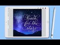 How to make beautiful calligraphy flourishes in Procreate