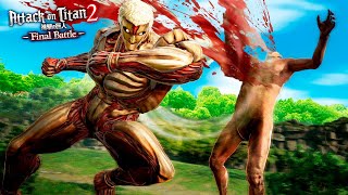 EL TITAN ACORAZADO ES IMPARABLE | ATTACK ON TITAN 2: FINAL BATTLE