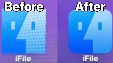 How to fix square iFile icon on iOS 5/6!