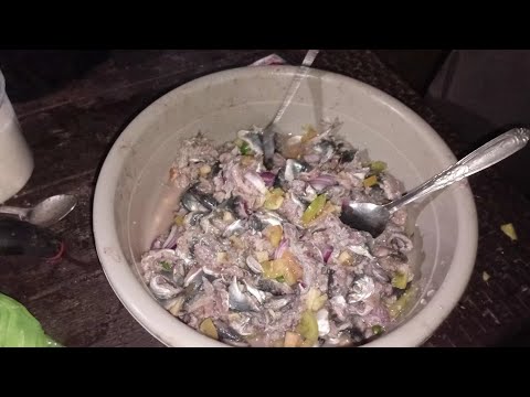 nag kikilaw ng isda #viralvideo#kainan na
