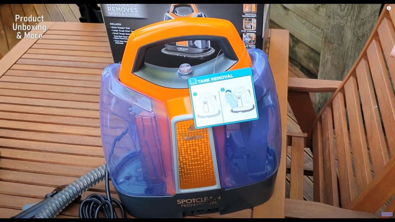 Bissell Spotclean Pro Carpet Cleaner Unboxing and Demonstration 