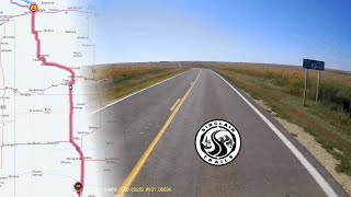 Ogallala, Nebraska to Scott City, Kansas motorhome travel timelapse