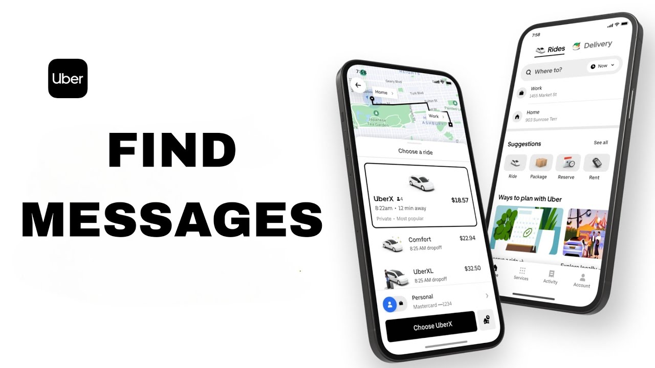 Uber Delivery Message How To Find Messages On Uber App | Step By Step - YouTube