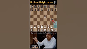Brilliant knight 🗿 | Chess tactics