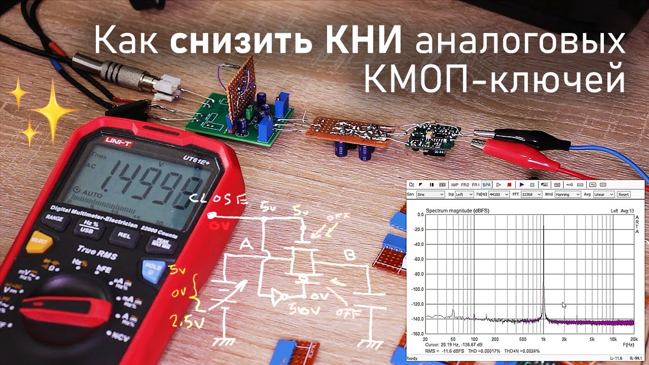 А что, так можно было?? или Как снизить КНИ аналоговых КМОП-ключей ...