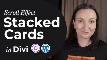 Divi Scroll Effect Tutorial - Create Overlapping Stacked Cards Layout