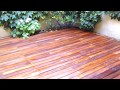 Instalacion decks de madera curupay | Plastificadora Argentina | 011-4501-1169