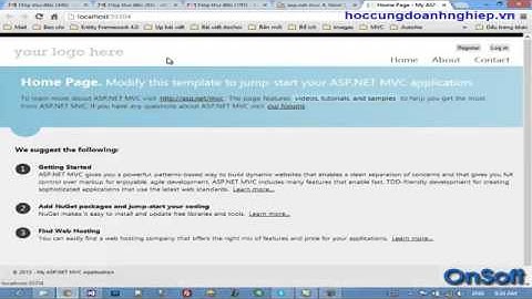 asp net mvc4   Bài 1 Bắt đầu với một dự án website bán hàng