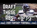 Draft These Running Backs - Risky Players - 2021 Fantasy Football Advice