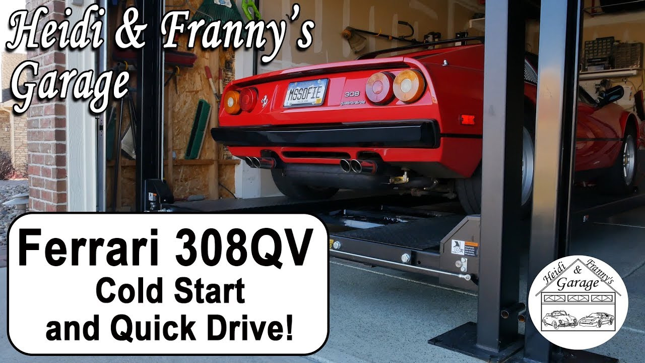 Ferrari 308 Cold Start and Quick Drive! (2017)