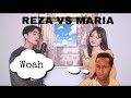 Reza Darmawangsa - SING-OFF (Stuck With U - Ariana Grande & Justin Bieber) VS MARIA EKA - REACTION😮