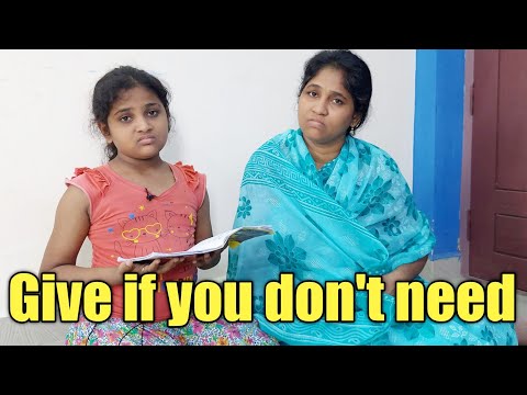 If you don't need give to someone | Moral stories | Prabhu Sarala lifestyle