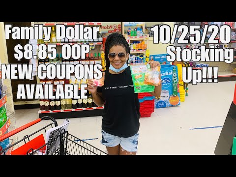 Family Dollar $8.85 OOP | NEW COUPONS AVAILABLE TODAY!