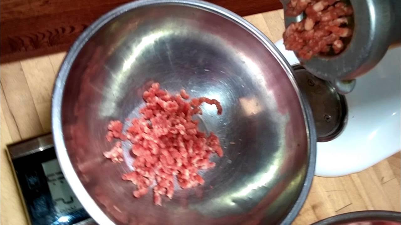 How to Grind Beef with a KitchenAid Mixer & Grinding Meat at Home YouTube