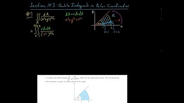Double Integrals in Polar Coordinates   #1