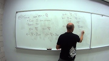 7.4.1.1 Basic Trig Equations