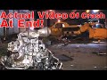 Horrific Fatal Car Crash - Motor And Transmission Pieces Everywhere - Video Of Actual Crash At End